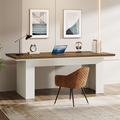 Brown study desk discount